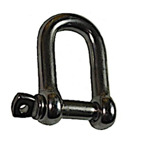 Shackle, stainless steel -...